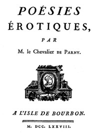 Poésies érotiques by Évariste Parny