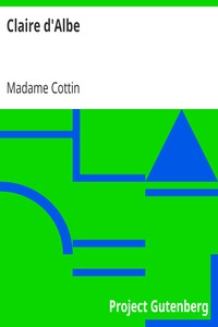 Claire d'Albe by Madame Cottin