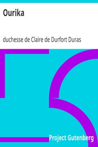 Ourika by duchesse de Claire de Durfort Duras