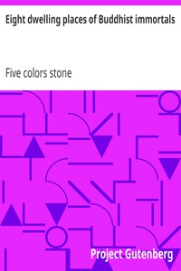 Eight dwelling places of Buddhist immortals by Five colors stone