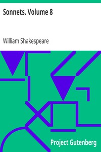 Sonnets. Volume 8 by William Shakespeare