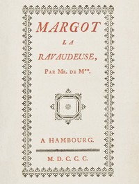 Margot la Ravaudeuse by Louis Charles Fougeret de Monbron