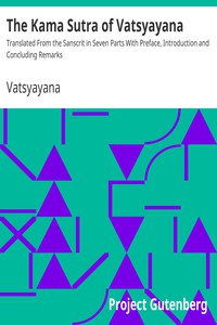 The Kama Sutra of Vatsyayana by Vatsyayana