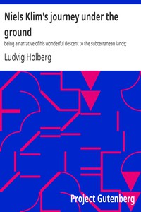 Niels Klim's journey under the ground by Ludvig Holberg