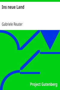 Ins neue Land by Gabriele Reuter