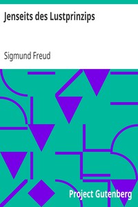 Jenseits des Lustprinzips by Sigmund Freud