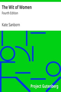 The Wit of Women by Kate Sanborn