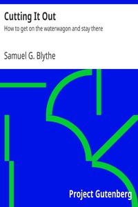 Cutting It Out by Samuel G. Blythe