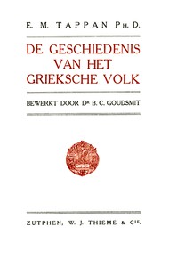 De Geschiedenis van het Grieksche Volk by Eva March Tappan