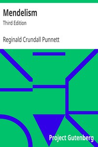 Mendelism by Reginald Crundall Punnett