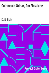 Coinneach Odhar, Am Fiosaiche by D. B. Blair