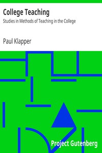 College Teaching by Paul Klapper