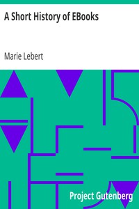 A Short History of EBooks by Marie Lebert