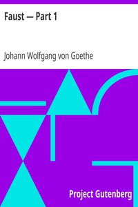 Faust — Part 1 by Johann Wolfgang von Goethe