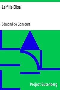 La fille Elisa by Edmond de Goncourt