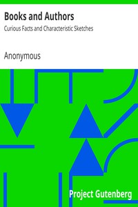 Books and Authors by Anonymous