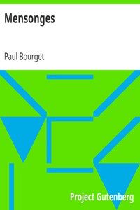 Mensonges by Paul Bourget