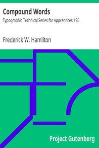 Compound Words by Frederick W. Hamilton