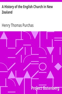 A History of the English Church in New Zealand by Henry Thomas Purchas