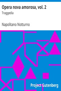 Opera nova amorosa, vol. 2 by Napolitano Notturno