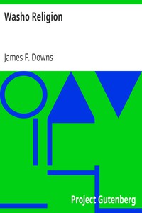 Washo Religion by James F. Downs