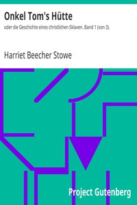 Onkel Tom's Hütte by Harriet Beecher Stowe