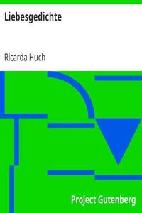 Liebesgedichte by Ricarda Huch