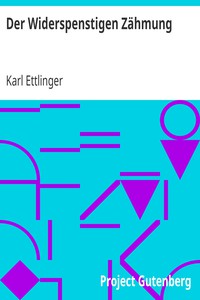 Der Widerspenstigen Zähmung by Karl Ettlinger