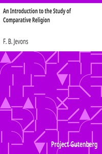 An Introduction to the Study of Comparative Religion by F. B. Jevons