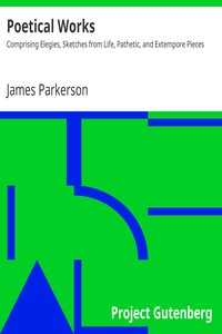 Poetical Works by James Parkerson