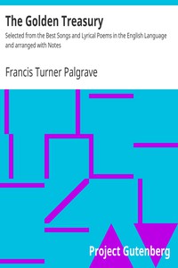 The Golden Treasury by Francis Turner Palgrave