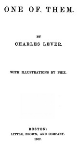 One Of Them by Charles James Lever