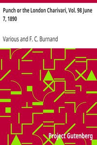 Punch or the London Charivari, Vol. 98 June 7, 1890 by Various