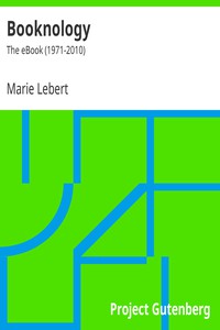 Booknology: The eBook (1971-2010) by Marie Lebert