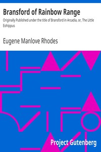 Bransford of Rainbow Range by Eugene Manlove Rhodes