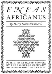 Eneas Africanus by Harry Stillwell Edwards