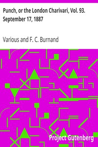 Punch, or the London Charivari, Vol. 93. September 17, 1887 by Various