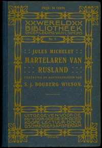 Martelaren van Rusland by Jules Michelet