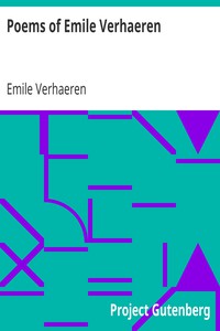 Poems of Emile Verhaeren by Emile Verhaeren