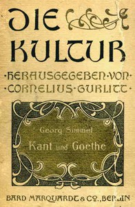 Kant und Goethe by Georg Simmel