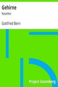 Gehirne: Novellen by Gottfried Benn