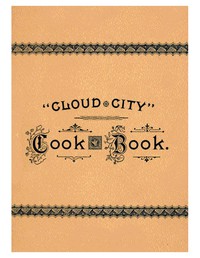 Cloud City Cook-Book by Mrs. William H. Nash