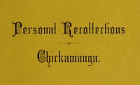 Personal Recollections of Chickamauga by James R. Carnahan