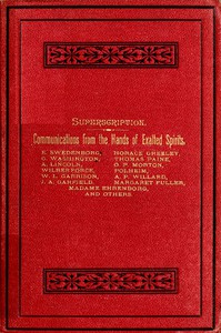 A Book Written by the Spirits of the So-Called Dead by Carl Gustav Helleberg