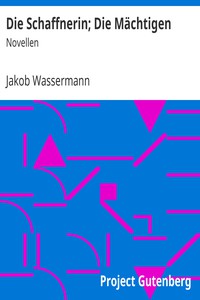 Die Schaffnerin; Die Mächtigen: Novellen by Jakob Wassermann