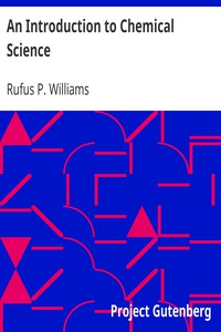 An Introduction to Chemical Science by Rufus P. Williams