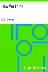 How We Think by John Dewey