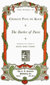 The Barber of Paris by Paul de Kock