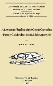 A Revision of Snakes of the Genus Conophis (Family Colubridae, from Middle