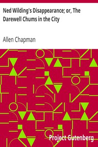 Ned Wilding's Disappearance; or, The Darewell Chums in the City by Allen Chapman